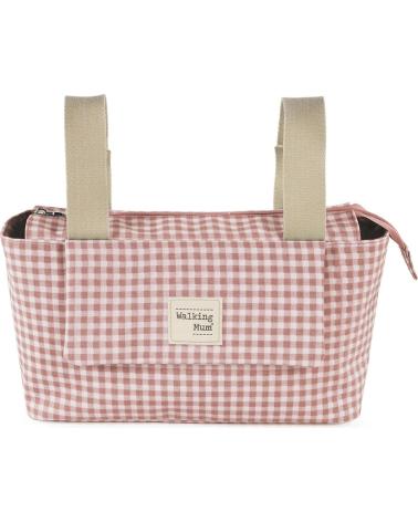 BORSA ORGANIZER PASSEGGINO WALKING MUM VICHY ROSA ROSA