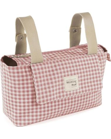 BORSA ORGANIZER PASSEGGINO WALKING MUM VICHY ROSA ROSA