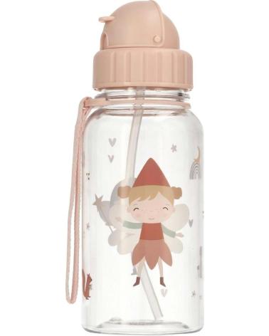 BORRACCIA BAMBINO TUTETE CON CANNUCCIA E DESIGN FATA ROSA ROSA