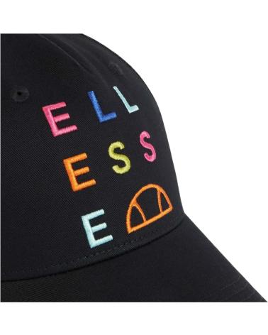 ELLESSE CAPPELLINO TRUCKER NERO CON LOGO MULTICOLORE VIBRANTE NEGRO