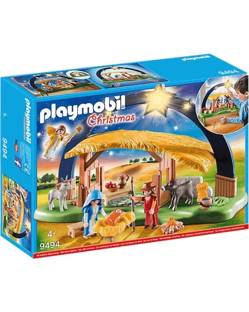 PLAYMOBIL CHRISTMAS 9494 BELÉN DE NAVIDAD CON ARCO LUMINOSO MULTICOLOR