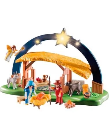 PLAYMOBIL CHRISTMAS 9494 BELÉN DE NAVIDAD CON ARCO LUMINOSO MULTICOLOR