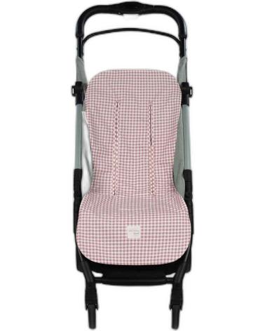 WALKING MUM MATERASSINO UNIVERSALE PER PASSEGGINO - DESIGN A QUADRI ROSA ROSA