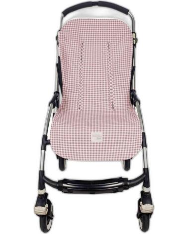 WALKING MUM MATERASSINO UNIVERSALE PER PASSEGGINO - DESIGN A QUADRI ROSA ROSA