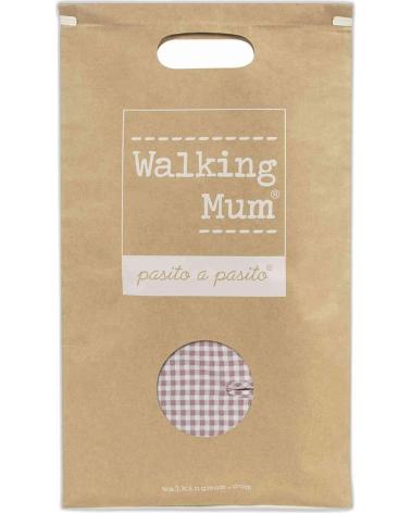 WALKING MUM MATERASSINO UNIVERSALE PER PASSEGGINO - DESIGN A QUADRI ROSA ROSA