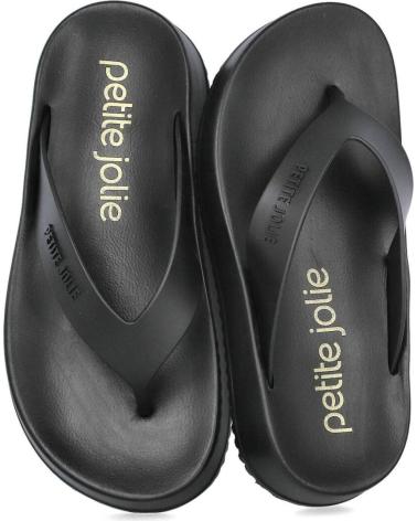 L&R SHOES PETITE JOLIE PJ6818 SCHWARZE STRANDSANDALEN NEGRO