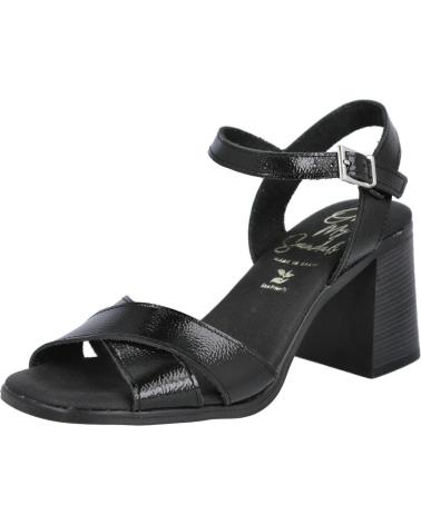 OH MY SANDALS 5620 BLACK DUNA CRISS-CROSS SANDALS DUNA NEGRO