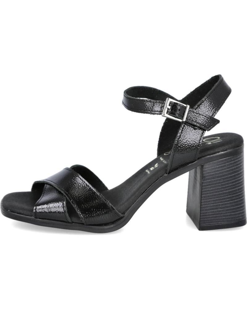 OH MY SANDALS 5620 BLACK DUNA CRISS-CROSS SANDALS DUNA NEGRO
