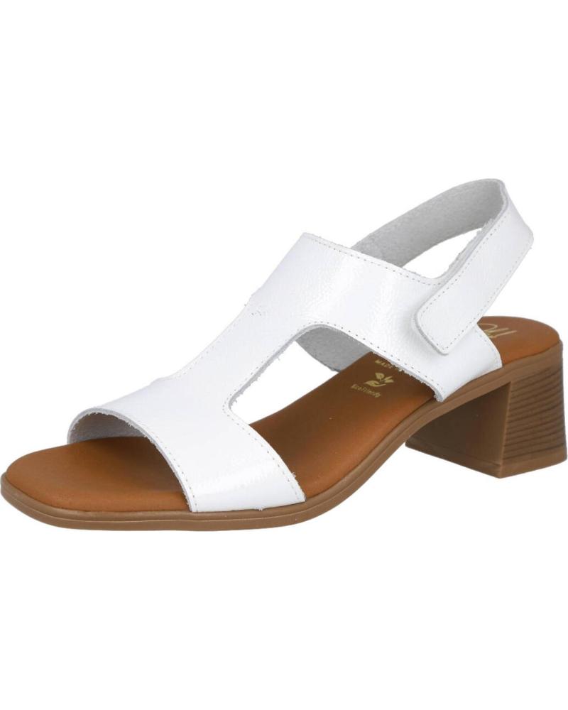 OH MY SANDALS 5617 WHITE HEEL SANDALS BLANCO