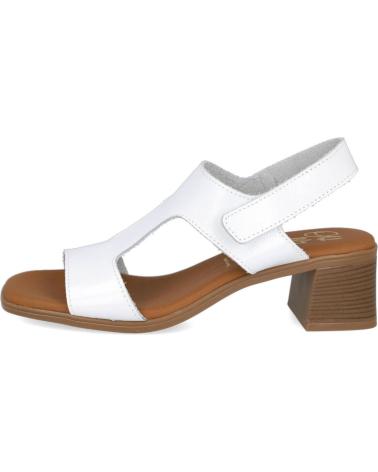 OH MY SANDALS 5617 WHITE HEEL SANDALS BLANCO