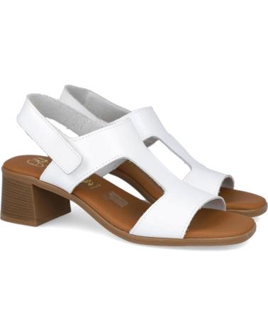 OH MY SANDALS 5617 WHITE HEEL SANDALS BLANCO