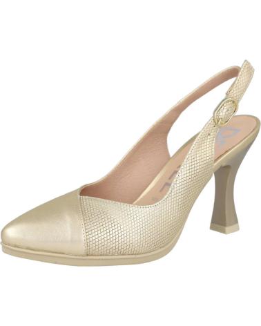 DESIREÉ PUMPS SAMI2 METALLIC PLATIN COMBINADO PLATINO