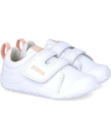 JOMA TEDDY-BABY-2529 SCARPE BAREFOOT BIANCHE E ROSA BLANCO ROSA