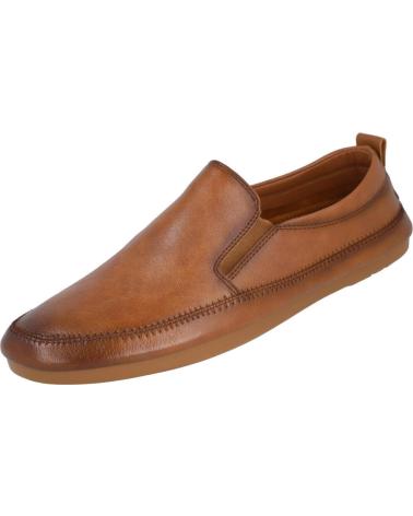 MOCASSINI L&R SHOES MD0-4 IN PELLE MARRONE MARRON