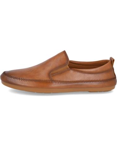 MOCASSINI L&R SHOES MD0-4 IN PELLE MARRONE MARRON