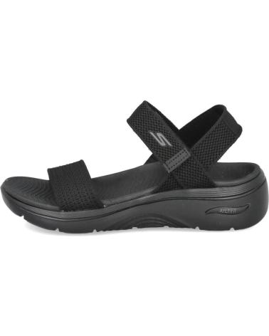 Women's-dress-sandals-SKECHERS-140874-GO-WALK-ARCH-FIT-2-0-SA-NEGRO