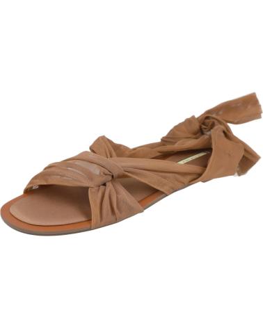 CORINA M5471 SANDÁLIAS RASAS COM TIRA CASTANHO CAMEL PARA MULHER CAMEL