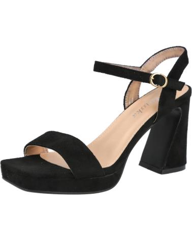 L&R SHOES SANDALI CON TACCO ALTO WXL638 NERI NEGRO