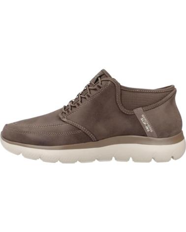 SKECHERS SLIP-INS SUMMITS SIEGUL - SCARPE IN PELLE MARRONE MARRON