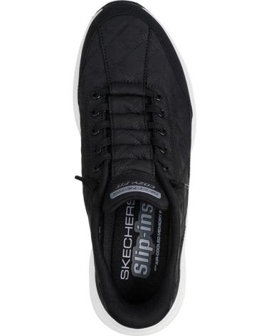 SKECHERS SLIP-INS CONTOUR FOAM COZY - SCARPE NERE NEGRO