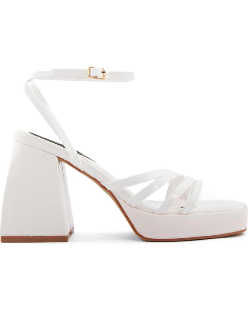 SANDALES À TALONS FASHION ATTITUDE FAMH281 BLANCHES WHITE