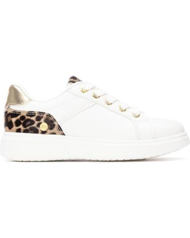 BASKETS XTI 151387 BLANCHES AVEC DÉTAIL LÉOPARD LEOPARDO