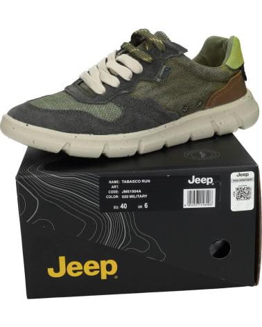 Inicio-JEEP-ZAPATILLAS CASUAL JEEP JM51004A4 VERDE MILITAR HOMBRE-VERDE-MILITAR