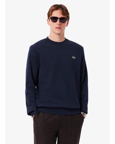 CAMISOLA DE MOLETOM LACOSTE AZUL MARINHO MARINO