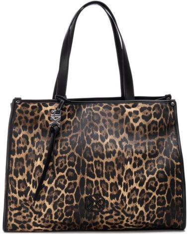 BORSA TOTE XTI 184485 STAMPA LEOPARDO MARRONE MARRóN