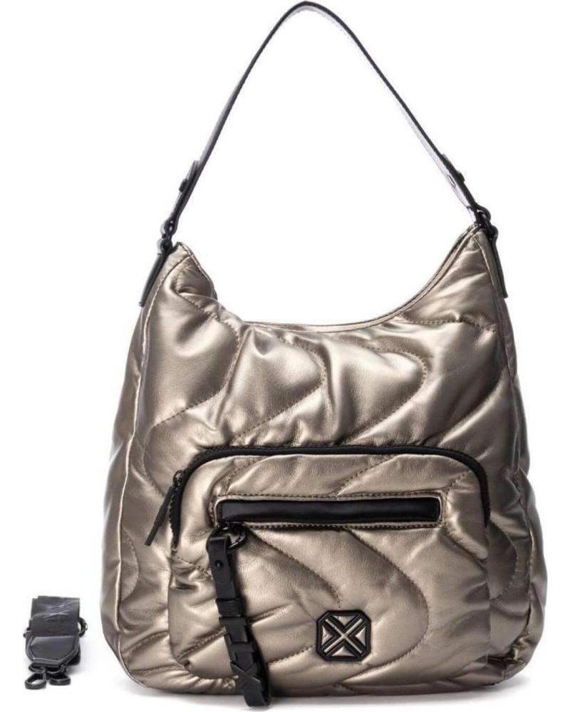 BORSA XTI MODELLO 184488 CON FINITURA PIOMBO METALLIZZATO METáLICO
