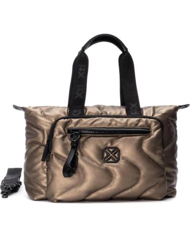 XTI 184487 QUILTED METALLIC BRONZE TOTE BAG METáLICO