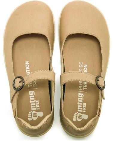 MTNG 60851 BEIGE MARY JANE SHOES BEIGE
