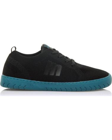 ZAPATILLAS CASUAL MTNG 84801 NEGRO CON SUELA TURQUESA NEGRO