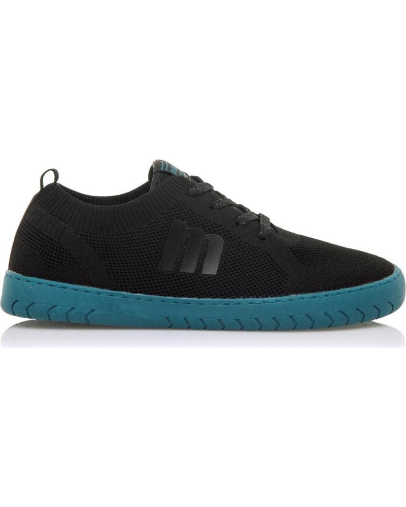 ZAPATILLAS CASUAL MTNG 84801 NEGRO CON SUELA TURQUESA NEGRO
