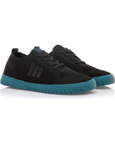 ZAPATILLAS CASUAL MTNG 84801 NEGRO CON SUELA TURQUESA NEGRO