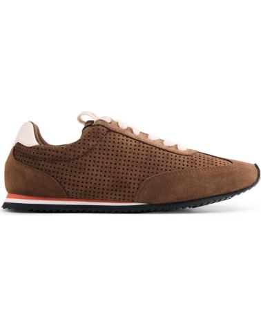 GIOSEPPO ISANTI 76475 - SNEAKERS IN CROSTA DI CUOIO MARRONE DA DONNA MARRON