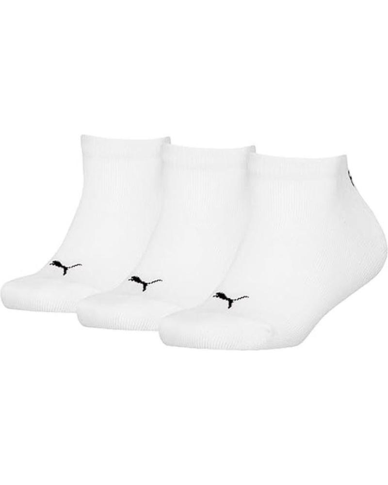 PACK 3 PARES DE CALCETINES TOBILLEROS PUMA BLANCO