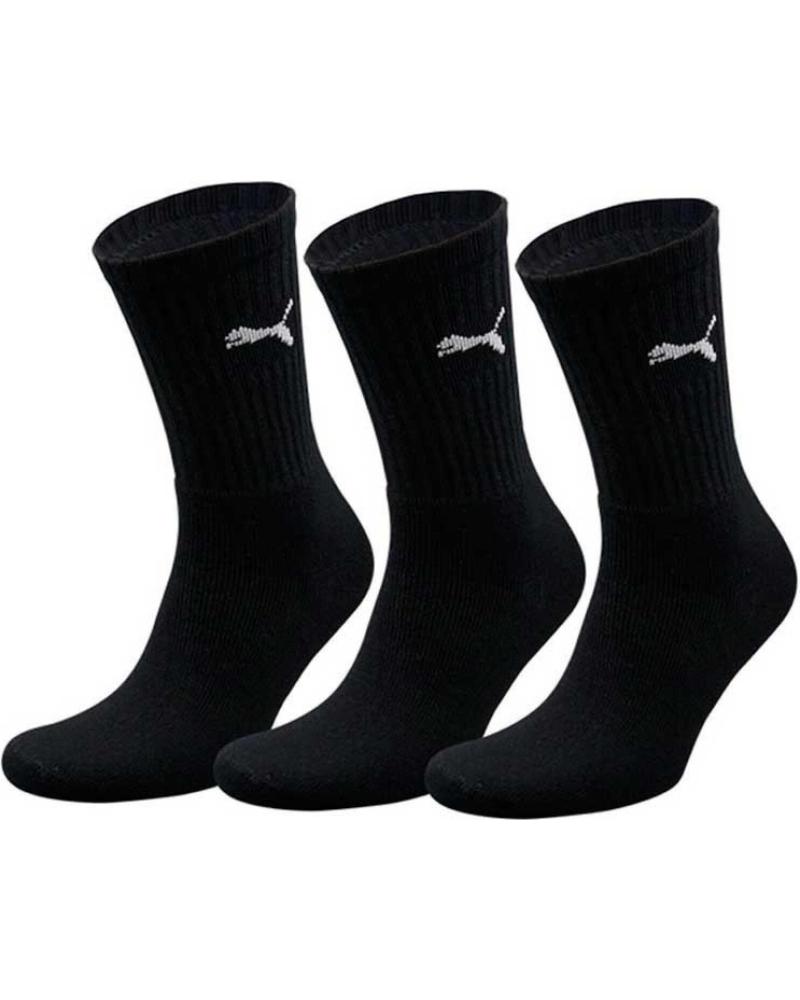 PUMA PACK 3 CALCETINES NEGROS REF. 7312-200 NEGRO