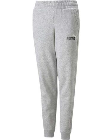 PUMA ESS LOGO TRACK PANTS FOR BOYS - GREY 586988-04 GRIS