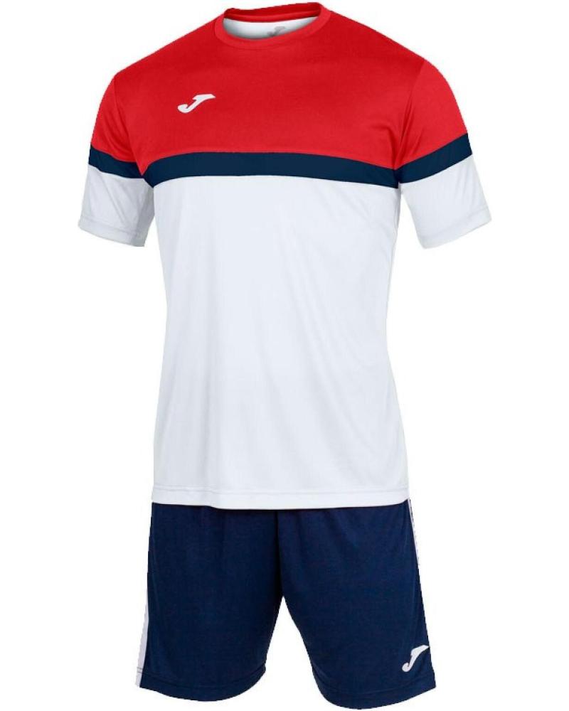 JOMA SET DANUBIO 102857 ROT WEISS TRAININGSANZUG BLANCO