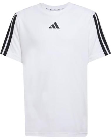 T-SHIRT ADIDAS 3 RISCAS JJ1033 J TR-ES BRANCA BLANCO