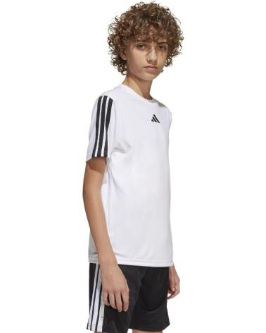 T-SHIRT ADIDAS 3 RISCAS JJ1033 J TR-ES BRANCA BLANCO