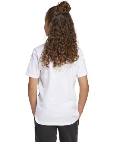 ADIDAS CAMISETA J CAMO LOGO TEE JD4642 UNISEX BLANCA BLANCO