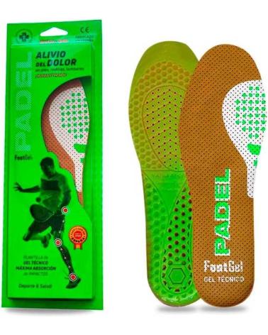 FOOTGEL SOLETTE GEL PADEL AROMA EUCALIPTO VERDE VERDE