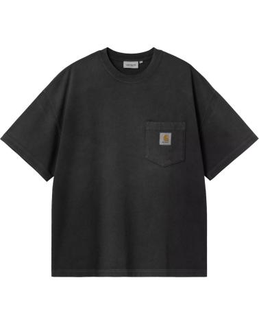 CARHARTT WIP HUDSON POCKET BLACK T-SHIRT NAN