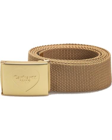 CARHARTT WIP HEART CLIP BELT BROWN NAN