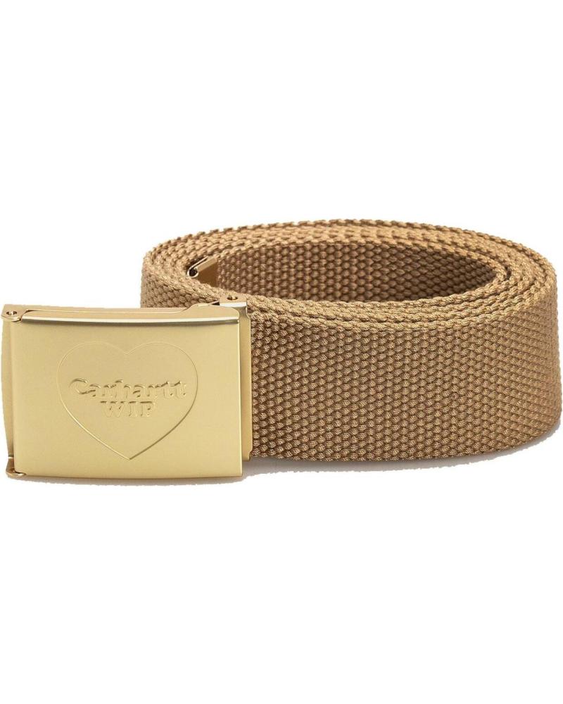 CINTO CARHARTT WIP HEART CLIP CASTANHO NAN