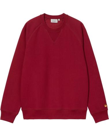 CARHARTT WIP CHASE SWEATSHIRT SCARLET GOLD NAN