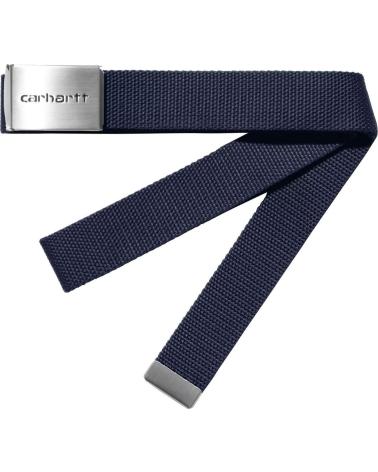 CARHARTT WIP CLIP BELT CHROME AIR FORCE BLUE NAN