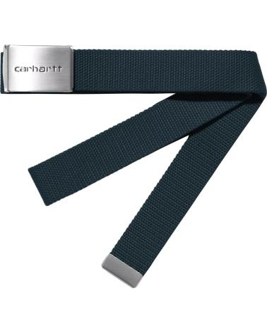 CARHARTT WIP CLIP BELT CHROME DEEP LAGOON NAN